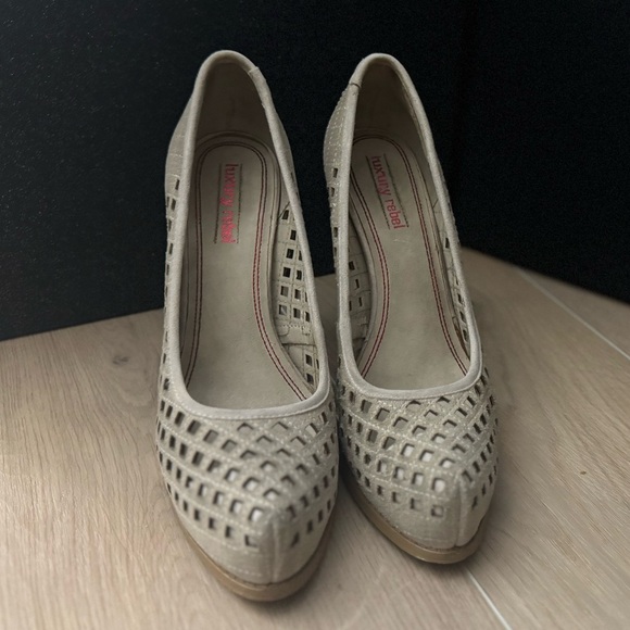 Luxury Rebel Suede Heels - Picture 1 of 5